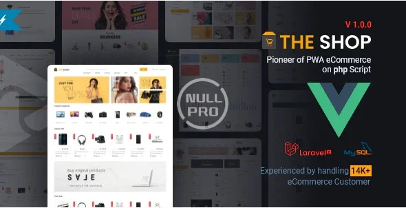 Ressource: 'The Shop  - PWA eCommerce cms'