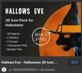 Hallows Eve - Halloween 3D Icon & Sticker Pack.jpg