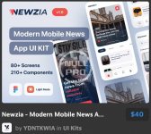 Newzia - Modern Mobile News App UI Kit.jpg