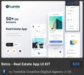 Retro - Real Estate App UI KIT.webp